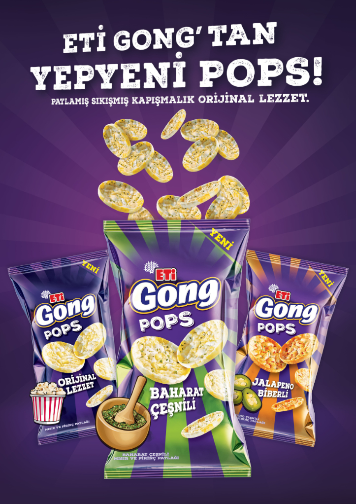 Eti Gong’dan ‘kapışılacak’ yepyeni lezzet!  “Eti Gong Pops”